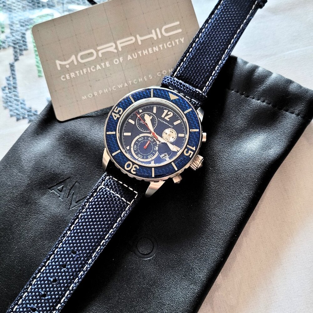 Morphic M51 Series Chronograph Blue Men's Watch